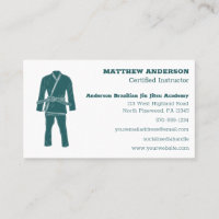 Brazilian Jiu Jitsu BJJ Schoool Instructor Teal