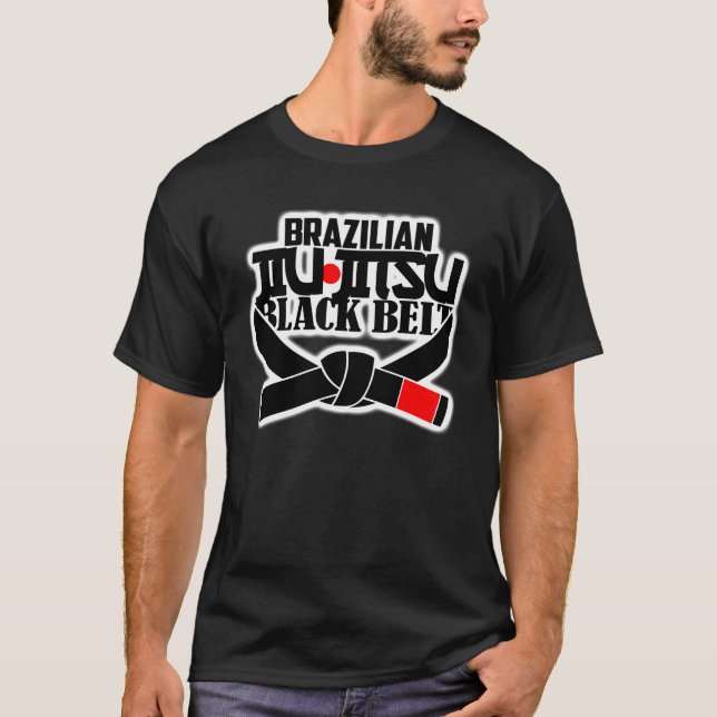 Brazilian Jiu-Jitsu Black Belt T-Shirt (Front)