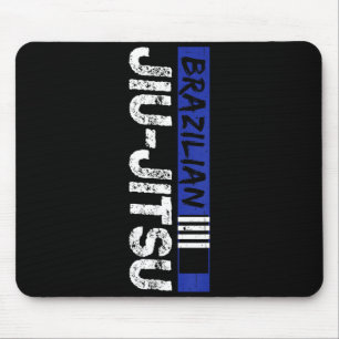 Brazilian Jiu-Jitsu Blue Belt BJJ Fighting MMA Mouse Pad