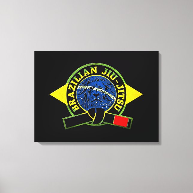 Brazilian Jiu Jitsu (Canvas) Canvas Print (Front)