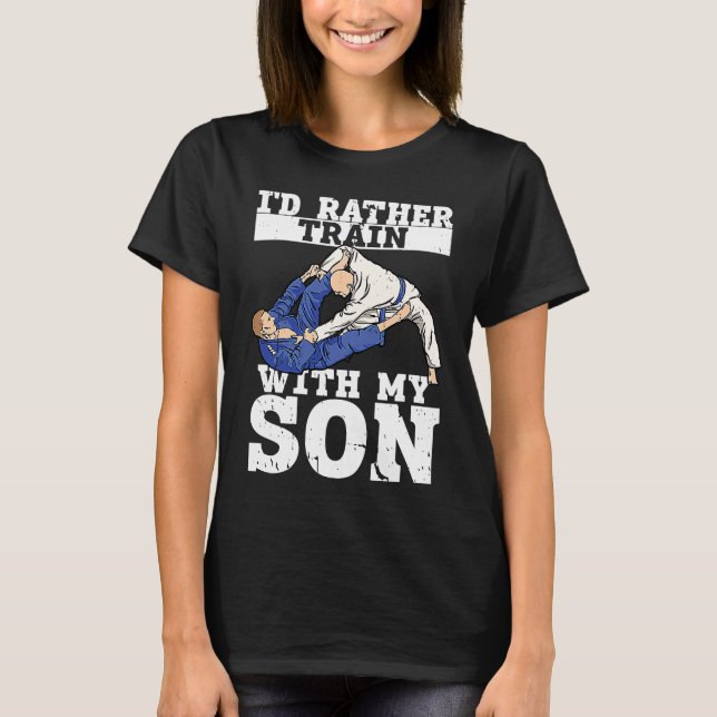 Brazilian Jiu Jitsu Dad BJJ Mixed Martial Jiu Jits T-Shirt (Front)