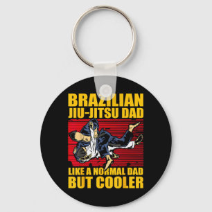 Brazilian Jiu-Jitsu Dad like a normal Dad but Keychain