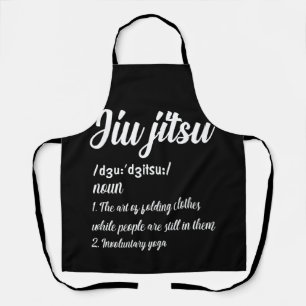 Brazilian Jiu Jitsu Definition Martial Art Combat Apron