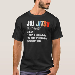Brazilian Jiu Jitsu Definition Vintage Retro Mma T-Shirt