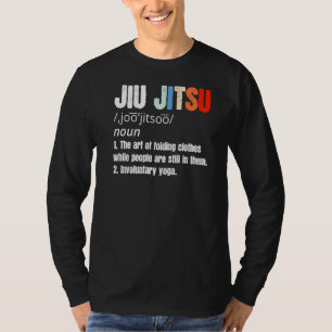 Brazilian Jiu Jitsu  Definition Vintage Retro Mma  T-Shirt