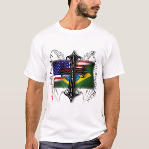 Brazilian Jiu Jitsu Evolution + Revolution Cross T-Shirt