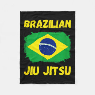 Brazilian Jiu Jitsu Flag Fleece Blanket