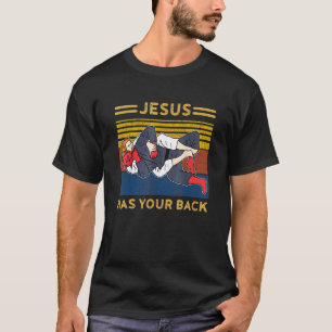 Brazilian Jiu Jitsu Free Hug Jesus Has Your Back T-Shirt