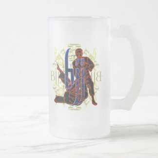 Brazilian Jiu Jitsu Frosted Beer Glass Mug