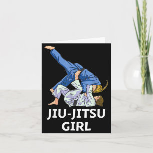 Brazilian Jiu Jitsu Girls Card