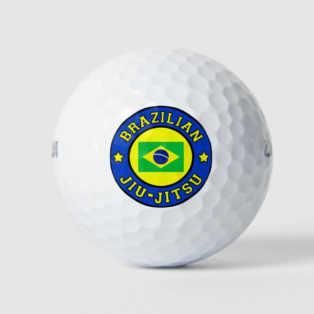 Brazilian Jiu-Jitsu Golf Balls (Front)