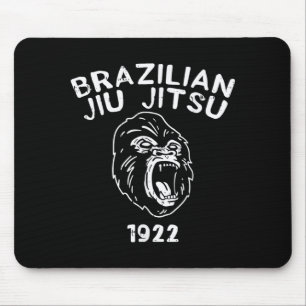 Brazilian Jiu Jitsu Gorilla BJJ Martial Arts Mouse Pad