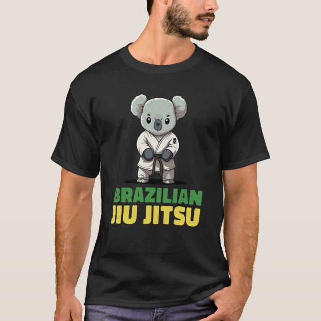 Brazilian Jiu Jitsu Grappling Koala T-Shirt (Front)