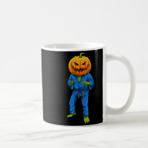 Brazilian Jiu Jitsu Halloween Pumpkin BJJ Coffee Mug