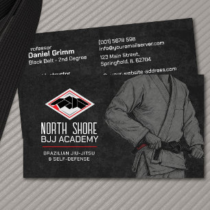 Brazilian Jiu-Jitsu Instructor Business Card
