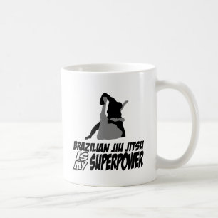 Brazilian jiu jitsu is my superpower coffee mug