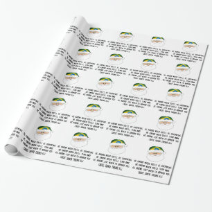 Brazilian Jiu Jitsu "Jitsu Clause" Xmas Gift Wrap