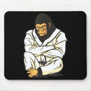 Brazilian Jiu Jitsu Judo Gorilla Mouse Pad