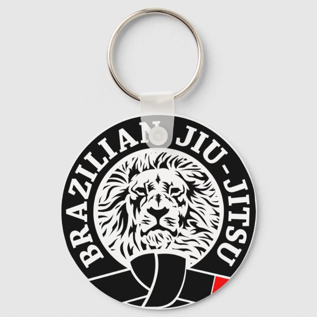 Brazilian Jiu-Jitsu (Key Chain) Keychain (Front)