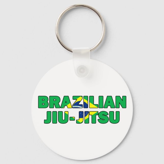 Brazilian Jiu Jitsu Keychain (Front)