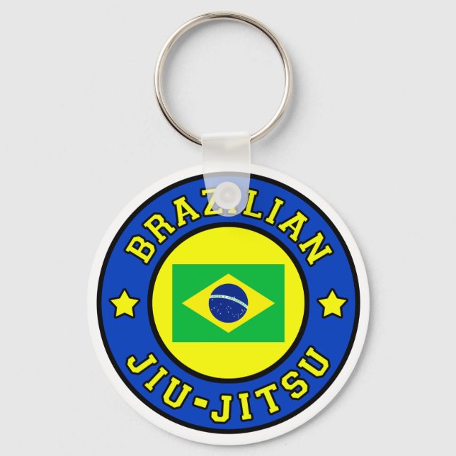 Brazilian Jiu Jitsu Keychain (Front)