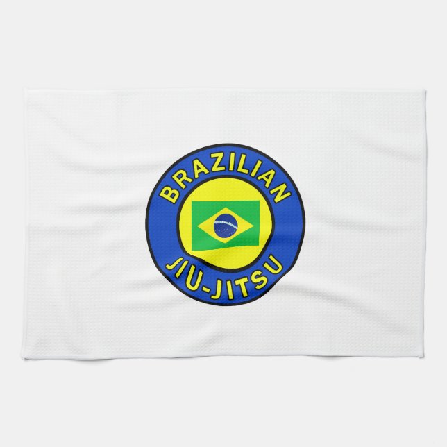 Brazilian Jiu Jitsu Kitchen Towel (Horizontal)