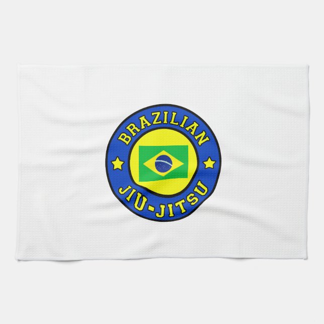 Brazilian Jiu Jitsu Kitchen Towel (Horizontal)