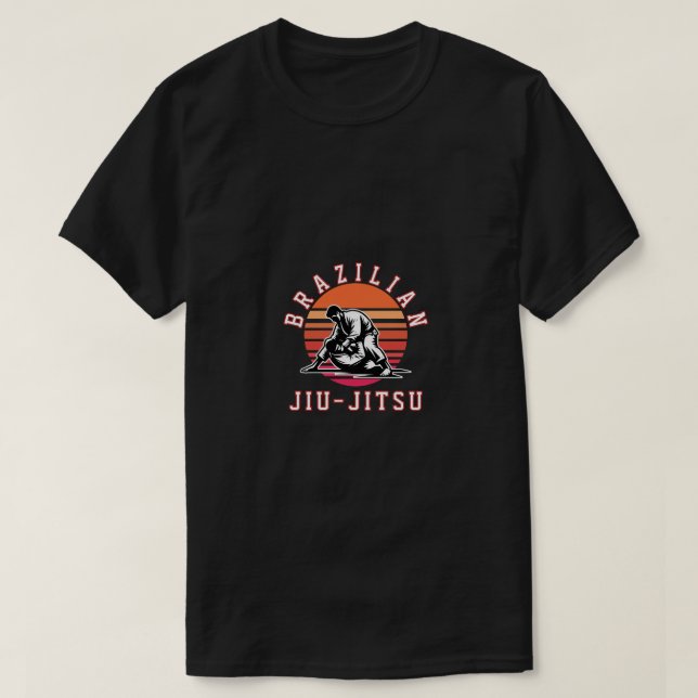 Brazilian Jiu-jitsu logo - customizable T-Shirt (Design Front)