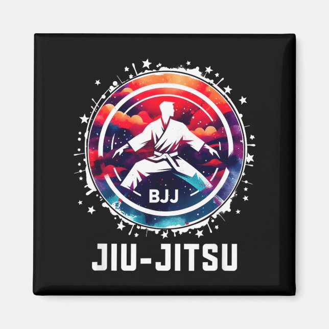 Brazilian Jiu Jitsu Magnet (Front)