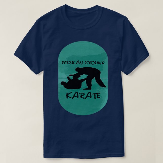 Brazilian Jiu Jitsu Mexican Ground Karate BJJ 2 T-Shirt (Design Front)
