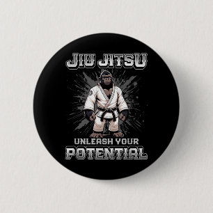 Brazilian Jiu Jitsu MMA and Cute Grappling BJJ 2 Inch Round Button