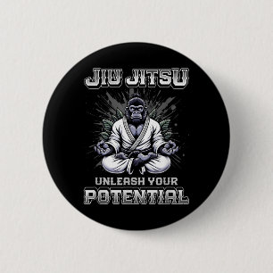 Brazilian Jiu Jitsu MMA and Grappling BJJ 2 Inch Round Button