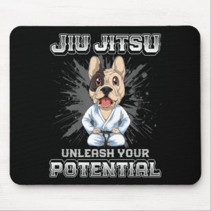 Brazilian Jiu Jitsu MMA and Grappling BJJ Bulldog Mouse Pad