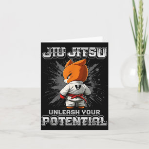 Brazilian Jiu Jitsu MMA and Grappling BJJ Fox Card