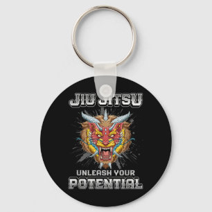 Brazilian Jiu Jitsu MMA and Grappling BJJ Lion Keychain