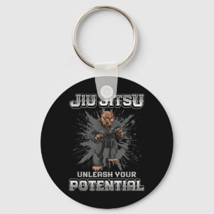 Brazilian Jiu Jitsu MMA and Grappling BJJ Pitt Keychain