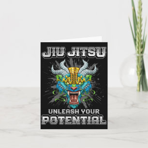 Brazilian Jiu Jitsu MMA and Grappling BJJ Tiger Card