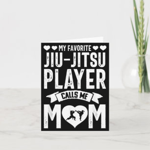 Brazilian Jiu Jitsu Mom BJJ Martial Arts Funny Card