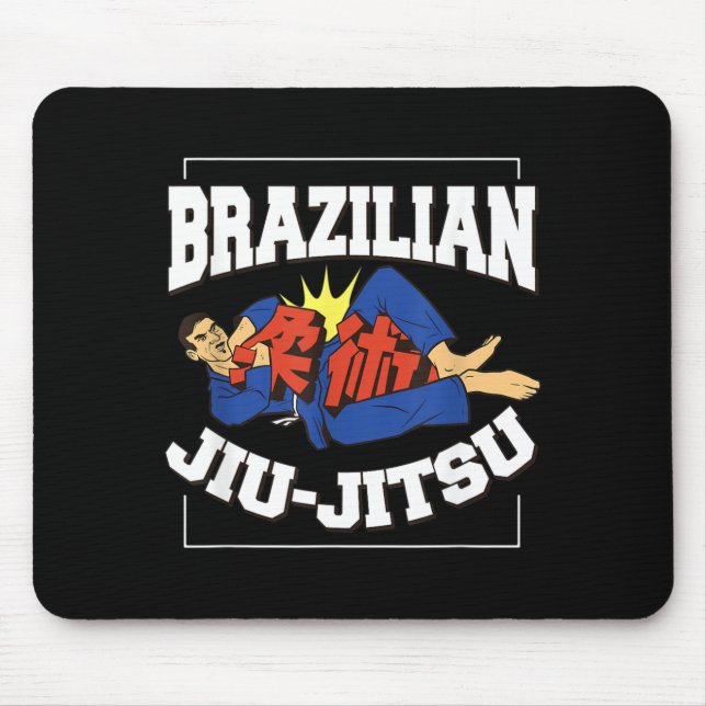 Brazilian jiu-jitsu mouse pad (Front)