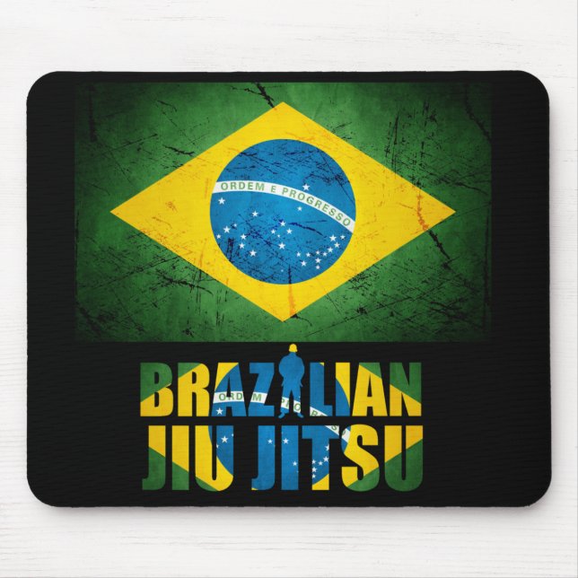 Brazilian Jiu Jitsu Mouse Pad - MMA Mouse Mat (Front)