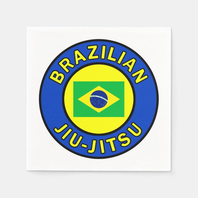 Brazilian Jiu Jitsu Napkin (Front)