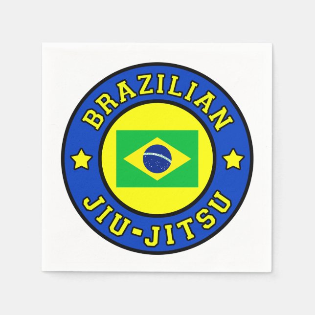 Brazilian Jiu Jitsu Napkin (Front)