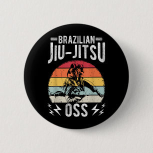 Brazilian Jiu-Jitsu OSS Brazilian Jiu-Jitsu BJJ 2 Inch Round Button