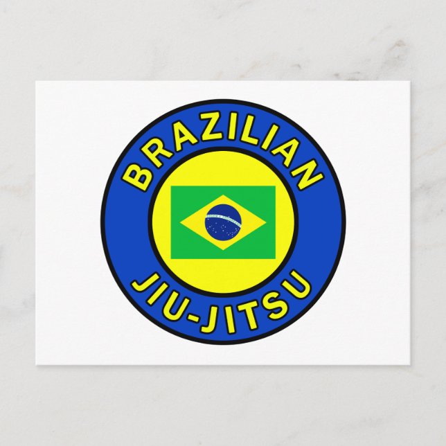 Brazilian Jiu Jitsu Postcard (Front)