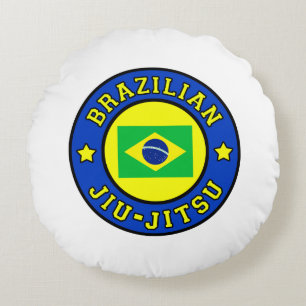 Brazilian Jiu Jitsu Round Pillow