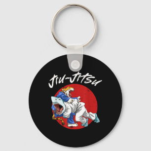 Brazilian Jiu Jitsu Shark and Tiger BJJ Grappling Keychain