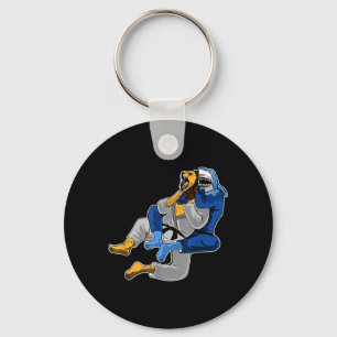 Brazilian Jiu Jitsu Shark Lion Keychain