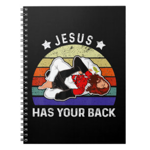 Brazilian Jiu Jitsu Shirt Jesus Shirt Jesus Has Yo Notebook