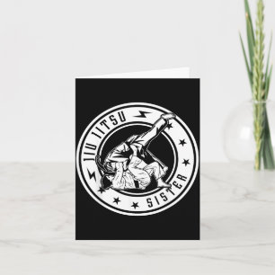 Brazilian Jiu Jitsu Sister Jiu Jitsu Fighter Jiu Card