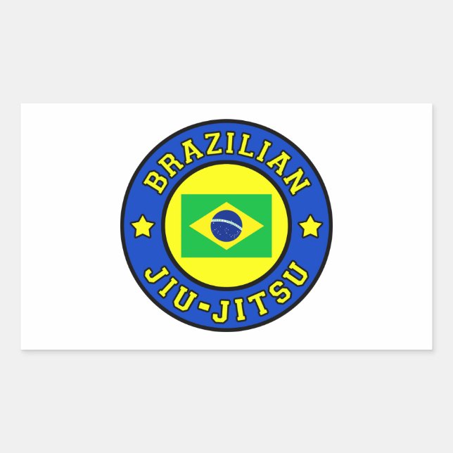 Brazilian Jiu Jitsu Sticker (Front)